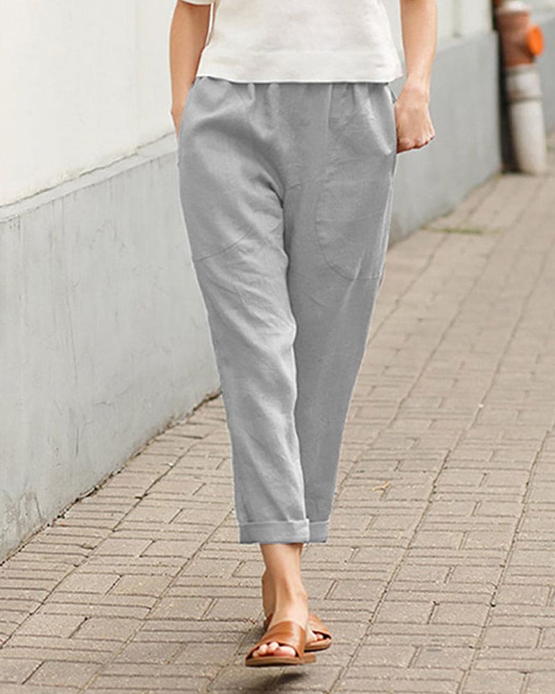 Tamara | Relaxed Fit Pants - Atmungsaktives, leichtes Gewebe - Image 2