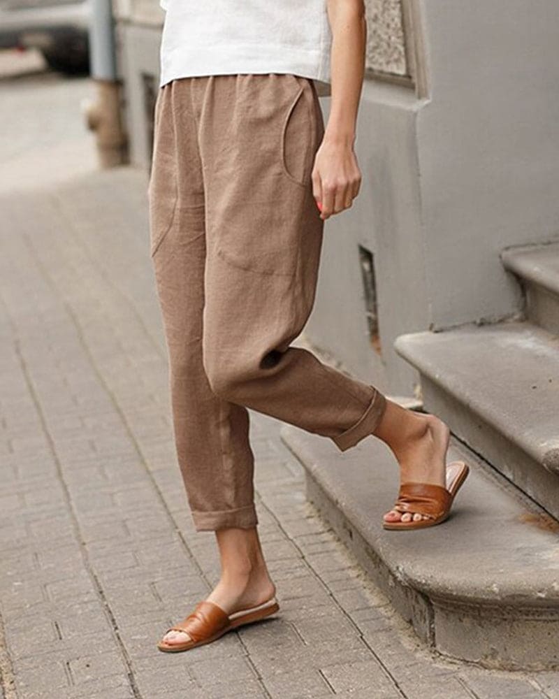 Tamara | Relaxed Fit Pants - Atmungsaktives, leichtes Gewebe - Image 6
