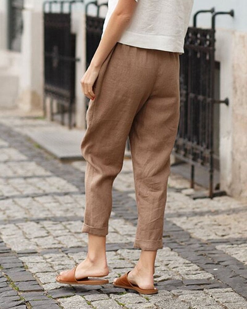 Tamara | Relaxed Fit Pants - Atmungsaktives, leichtes Gewebe - Image 7