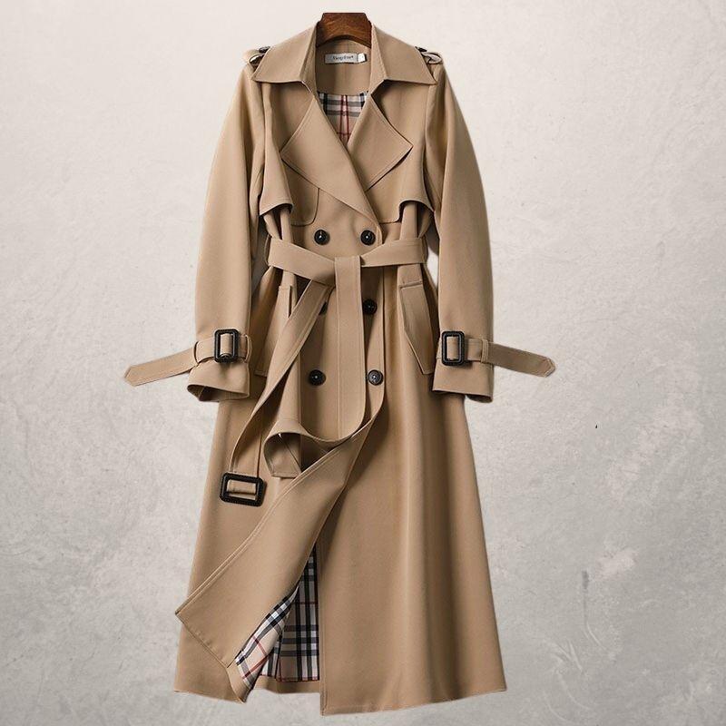 Florentine | Damen Zweireiher Trenchcoat - Image 5