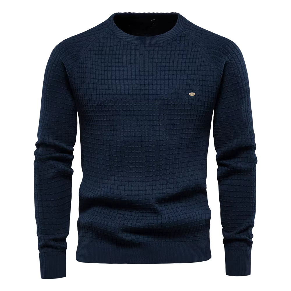 Johann | Herren Strukturierter Rundhals-Pullover - Image 5