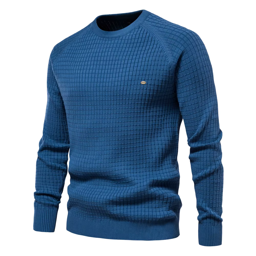 Johann | Herren Strukturierter Rundhals-Pullover - Image 11