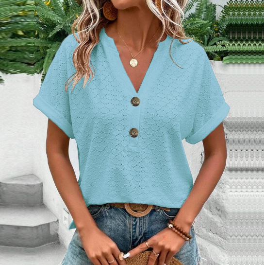 Elsa | Stylische Sommerbluse für Frauen mit kurzen Ärmeln - Image 6