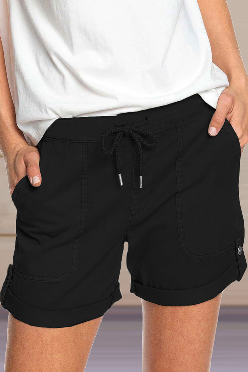 Ricarda | Bequeme Shorts mit verstellbarer Taille und Kordelzug für Frauen - Image 2