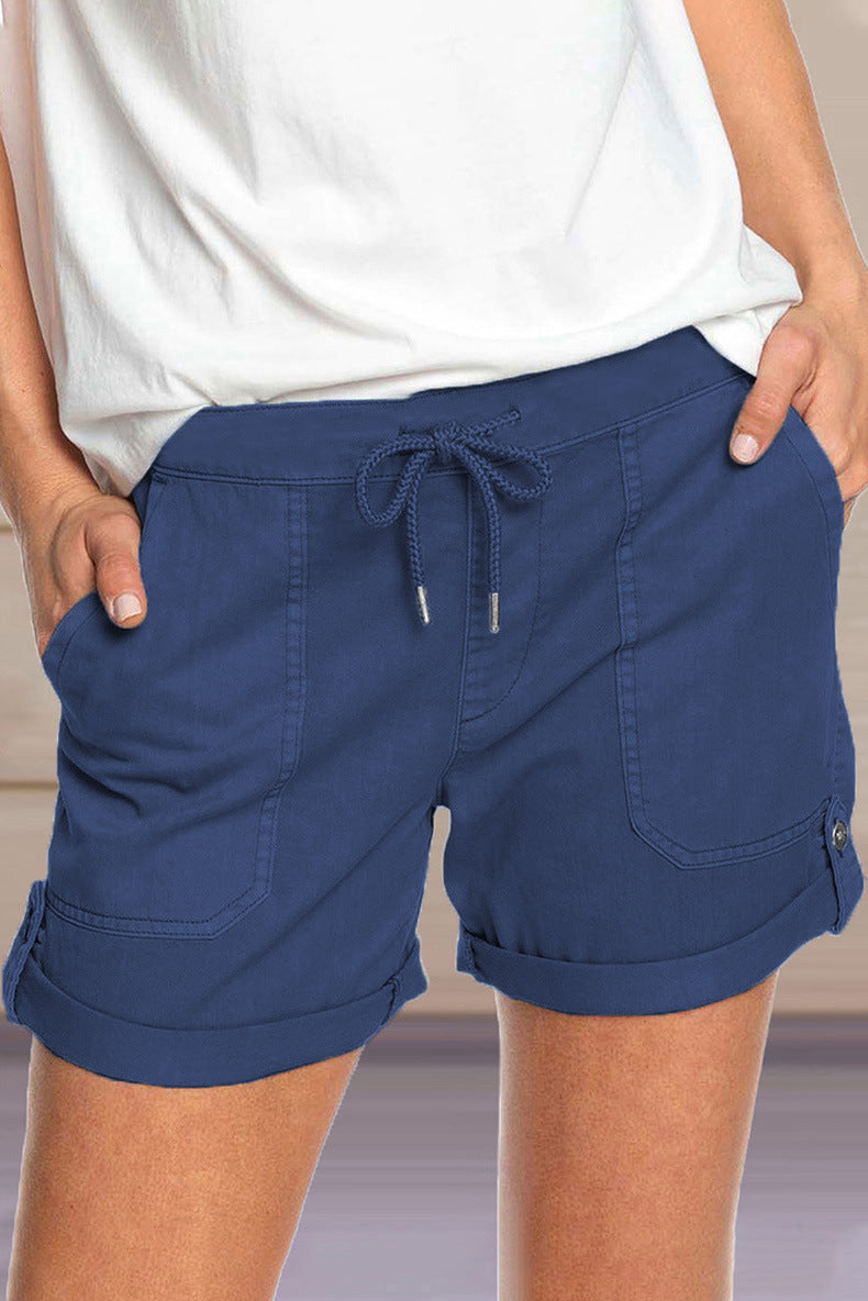 Ricarda | Bequeme Shorts mit verstellbarer Taille und Kordelzug für Frauen - Image 4