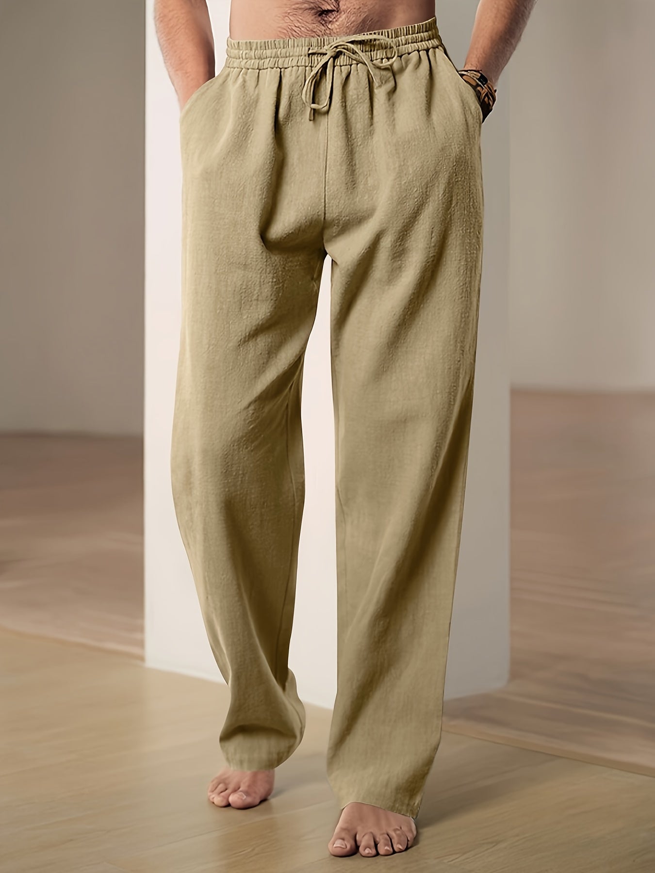 Andreas | Relaxed Fit Drawstring Pants für Männer - Bequeme, leichte Freizeitkleidung - Image 3