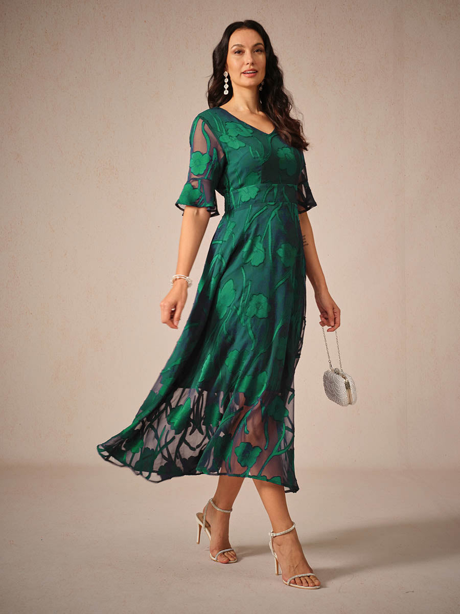 Couture-moda | Elegantes Maxikleid mit Flatterärmeln - Image 11