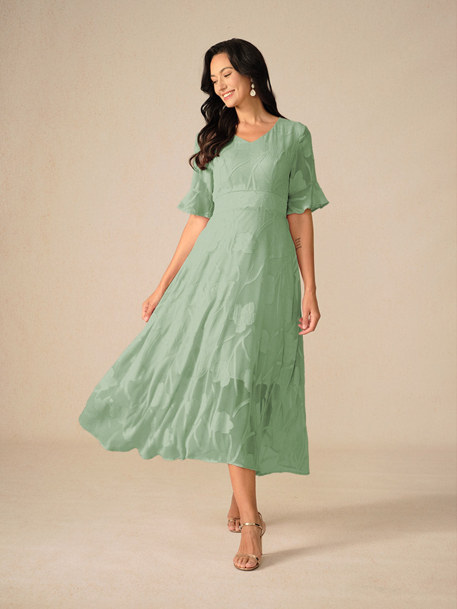 Couture-moda | Elegantes Maxikleid mit Flatterärmeln - Image 14