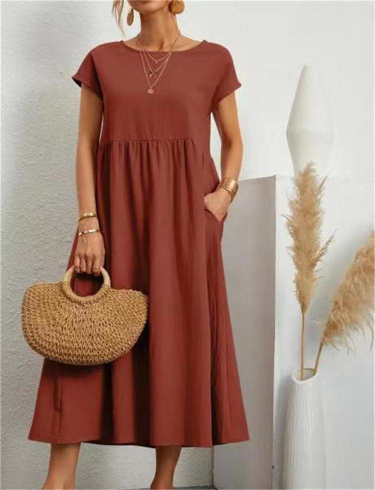 Maja | Elegantes Midikleid in entspannter Passform - Image 6
