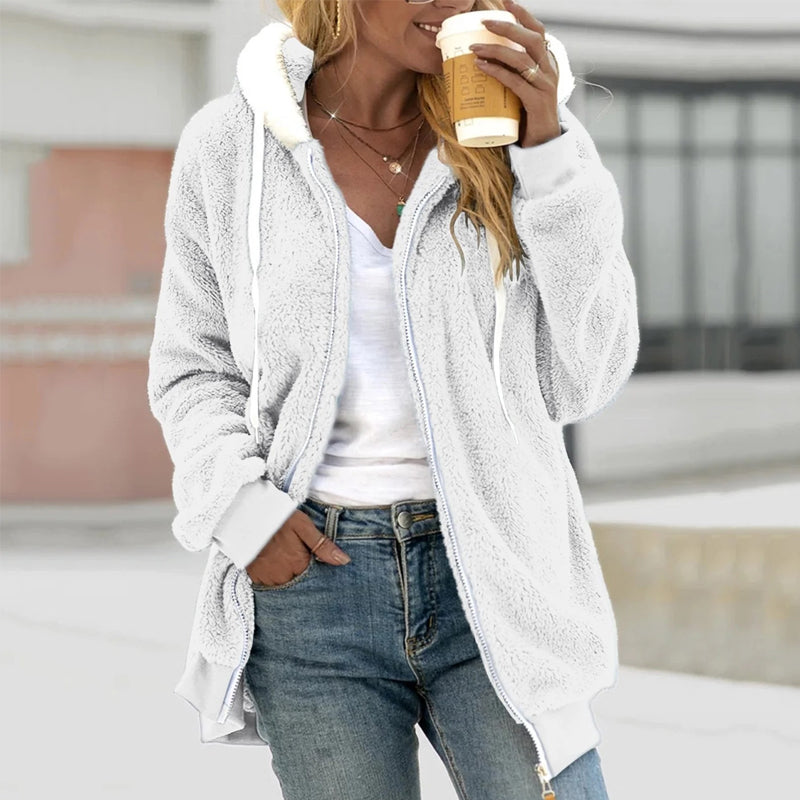 Marianne | Damen Kapuzenjacke mit Reißverschluss - Image 4