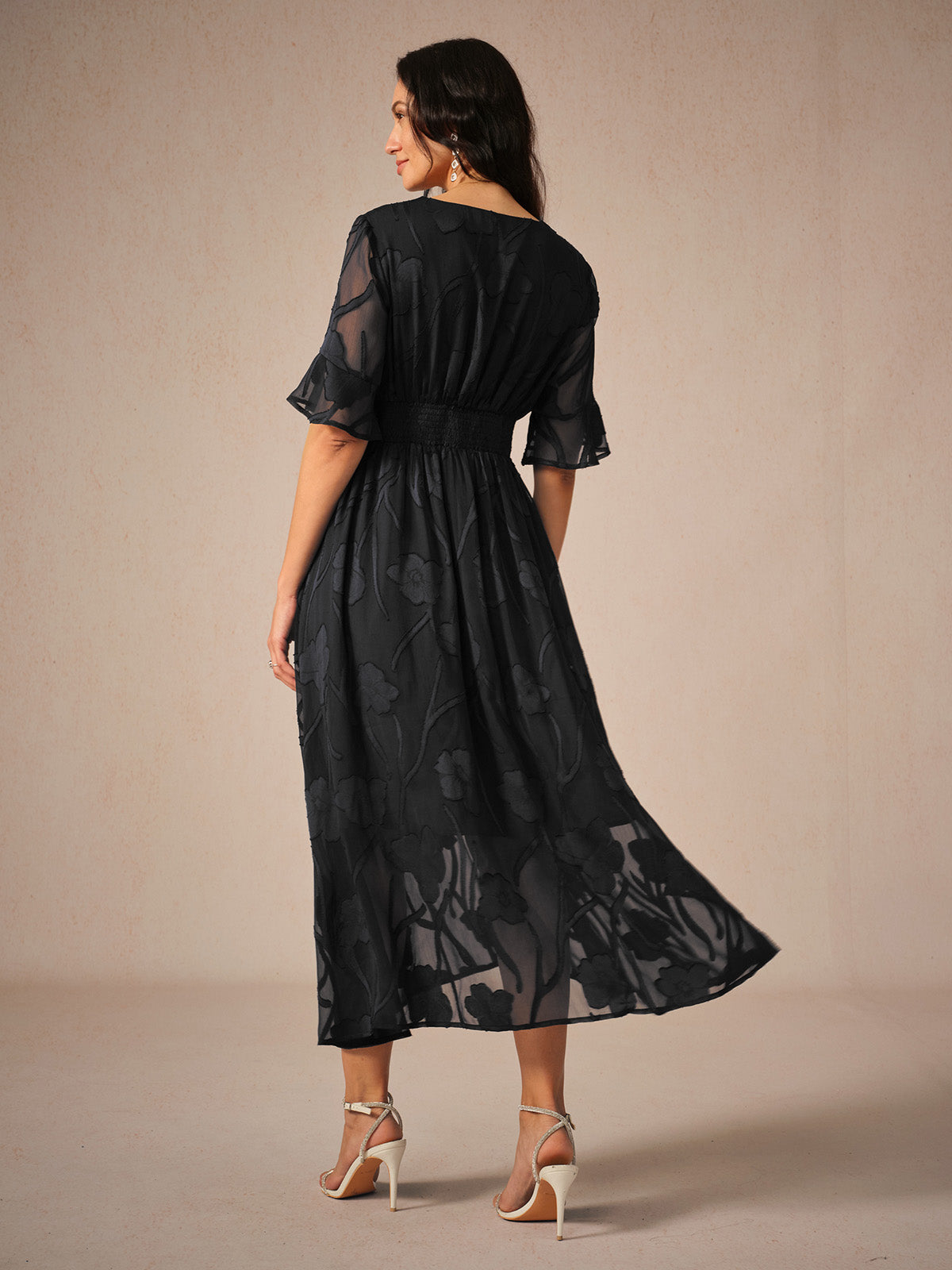 Couture-moda | Elegantes Maxikleid mit Flatterärmeln - Image 5