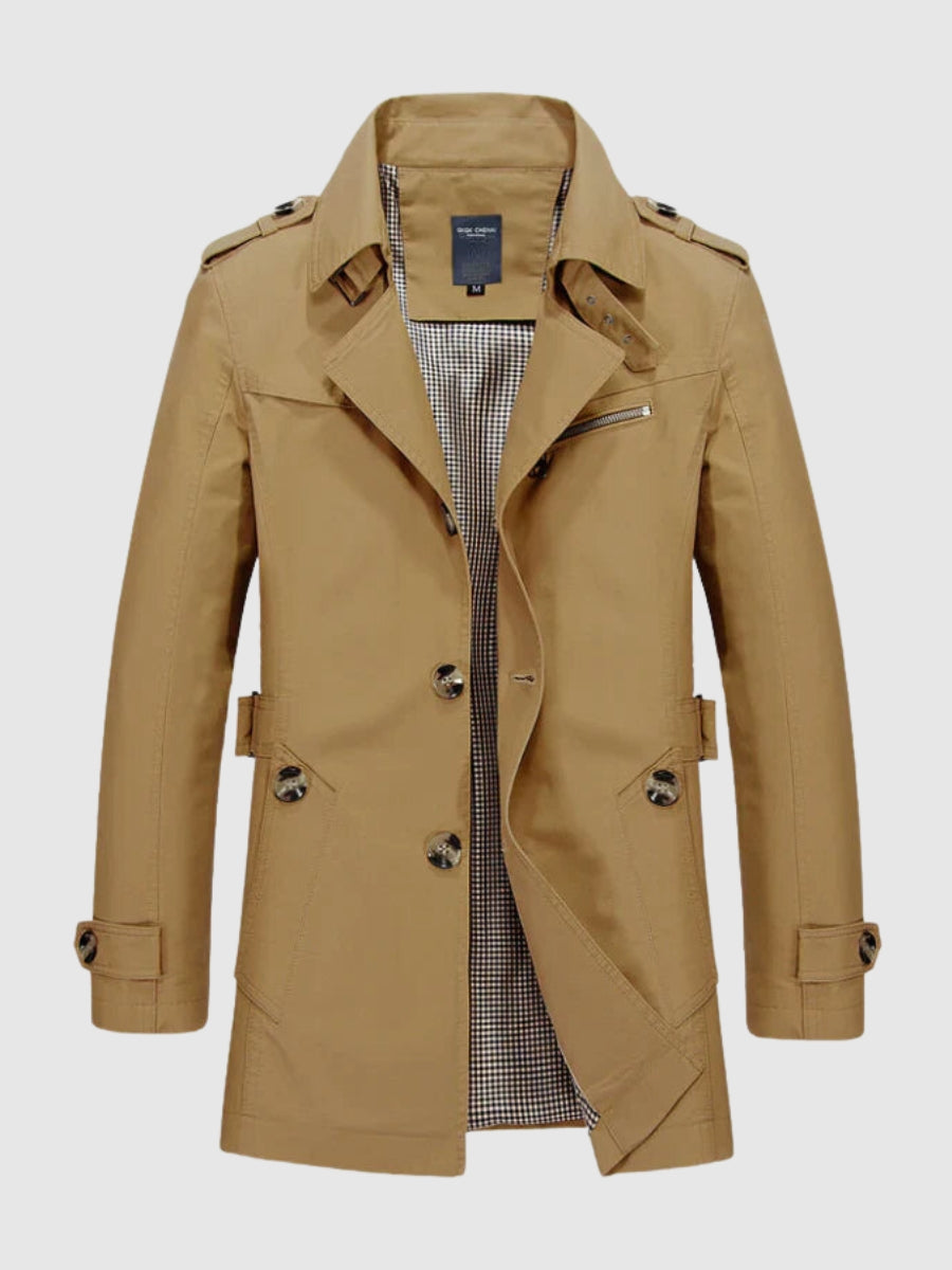 Felix | Herren Zweireiher Trenchcoat - Image 2