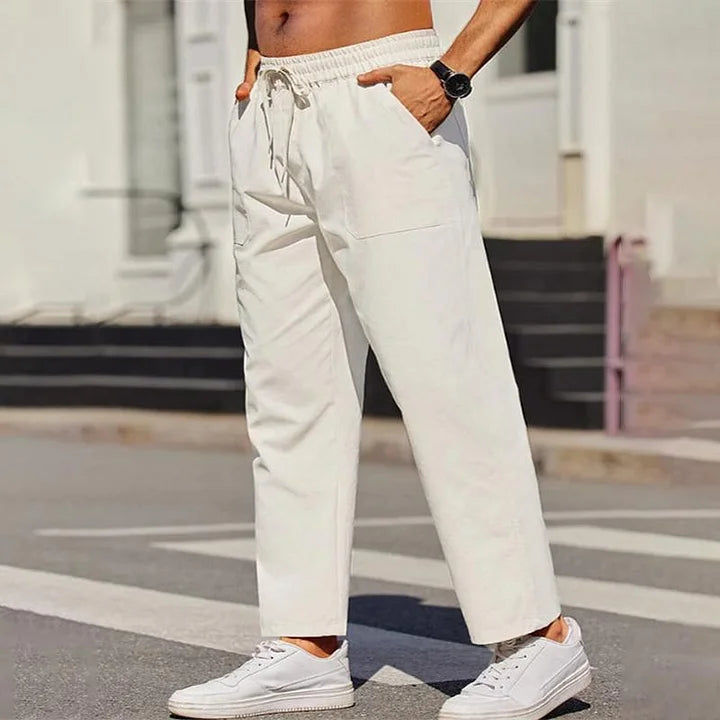 Dirk | Lässige leichte Leinen-Sommer-Hose - Image 7