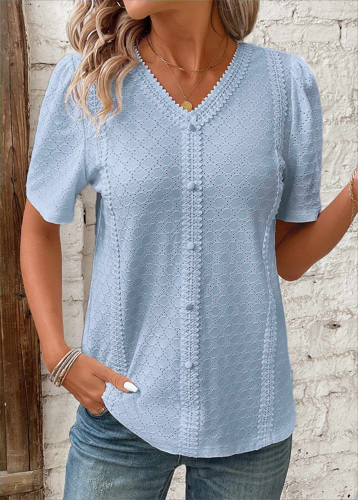 Regina | Frida Patchwork-Bluse Stilvoll Bequem - Image 3