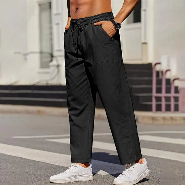 Dirk | Lässige leichte Leinen-Sommer-Hose - Image 6