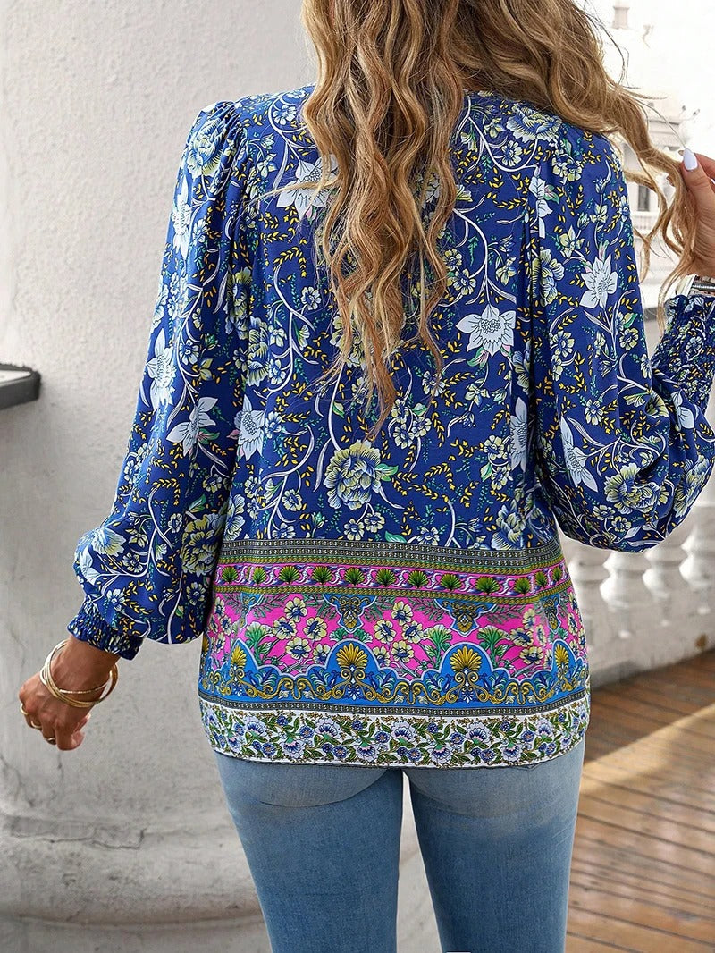 Claudine | Stilvolles Sommerblumen-Top für mühelose Eleganz - Image 6