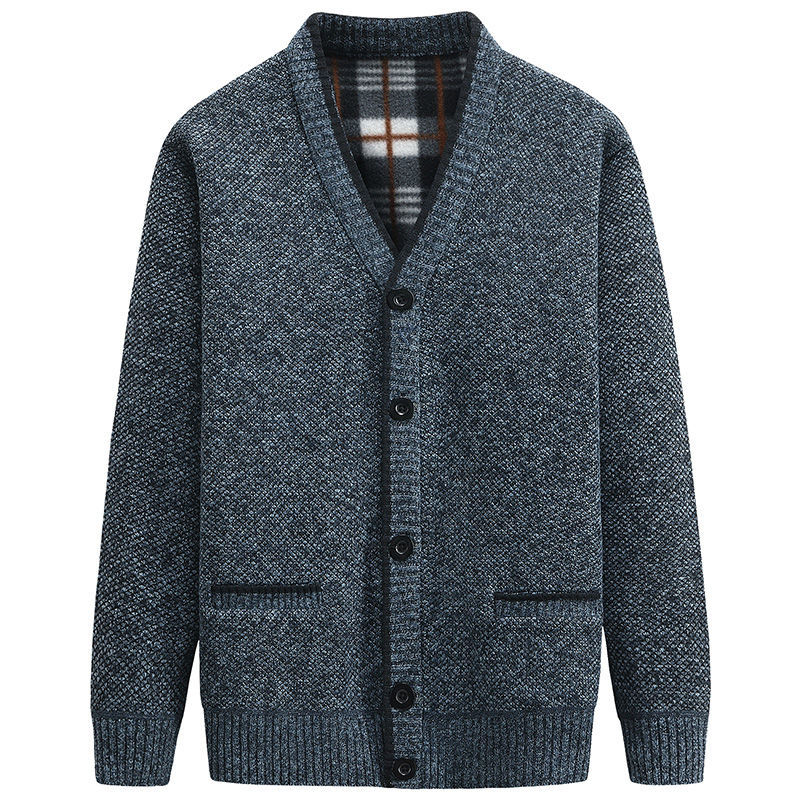 Alois | Herren Button-Down V-Ausschnitt Strickjacke - Image 5