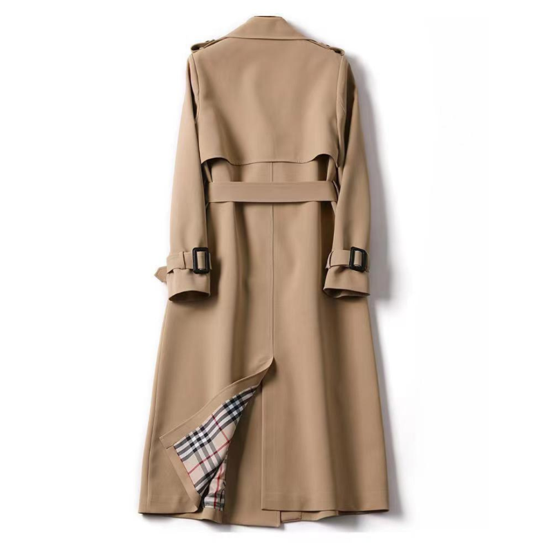 Justine | Damen Trenchcoat mit Gürtel - Image 2
