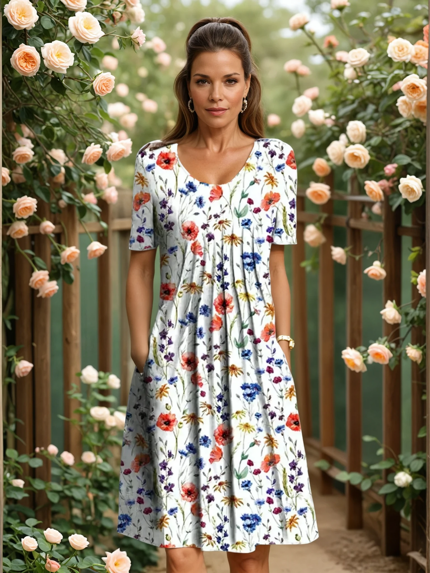 Miriam | Elegantes Blumenkleid für jeden Anlass - Image 1