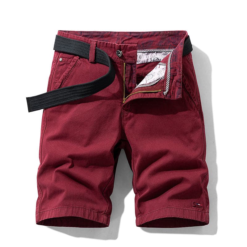 Alfred | Lässige knielange Shorts mit Gürtel und Taschen - atmungsaktive Baumwolle - Image 3