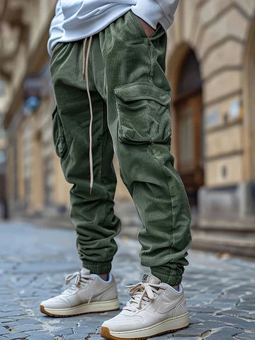Kai | Herren Relaxed Fit Cargo Jogginghose - Image 1