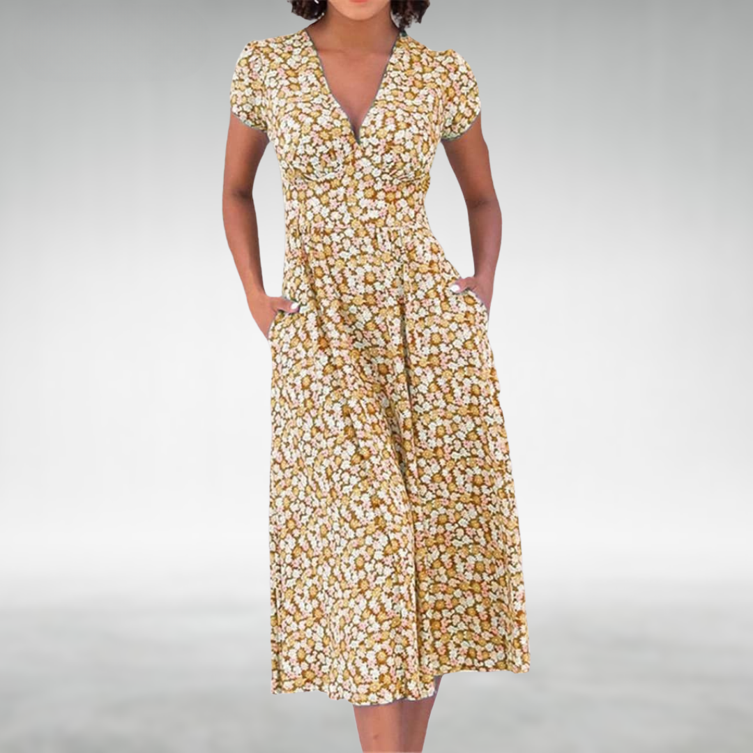 Karla | Elegantes florales Sommerkleid - Image 4