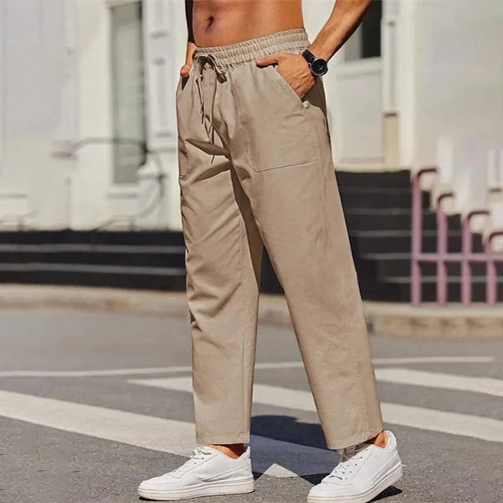 Dirk | Lässige leichte Leinen-Sommer-Hose - Image 3