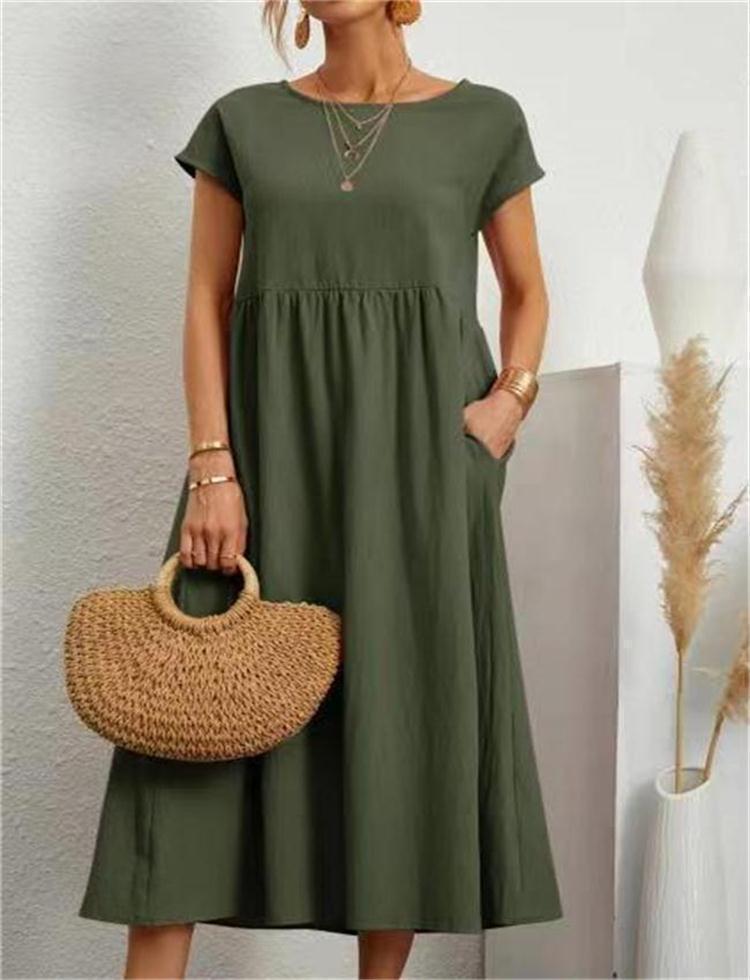 Maja | Elegantes Midikleid in entspannter Passform - Image 2
