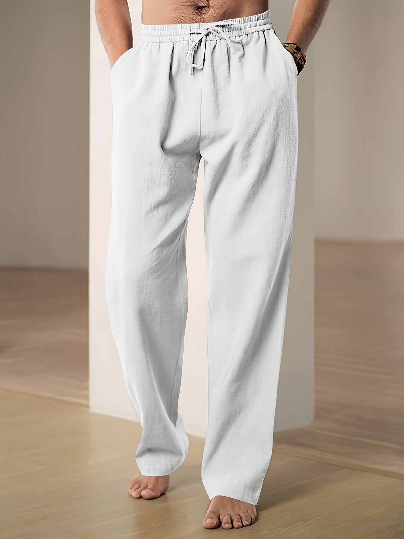 Andreas | Relaxed Fit Drawstring Pants für Männer - Bequeme, leichte Freizeitkleidung - Image 6