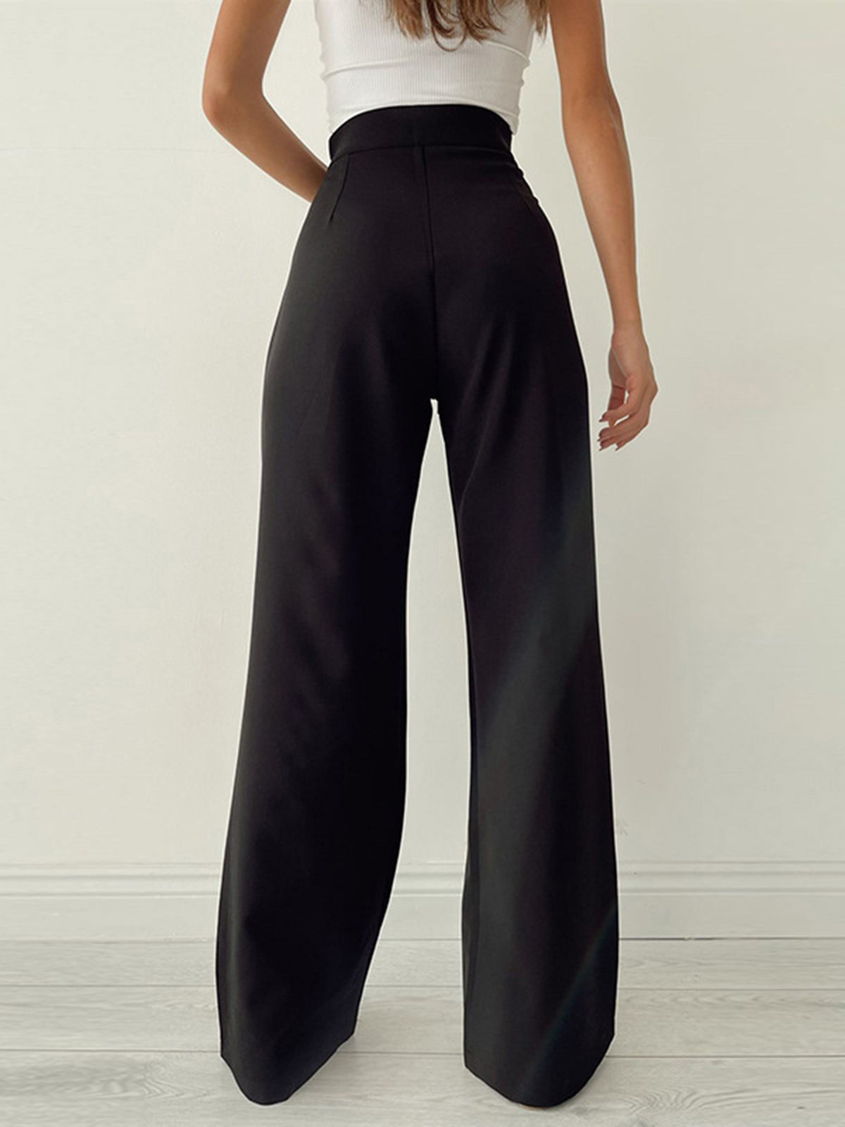 Jasmin | Elegante Hose mit hoher Taille und plissierter Vorderseite - Image 7