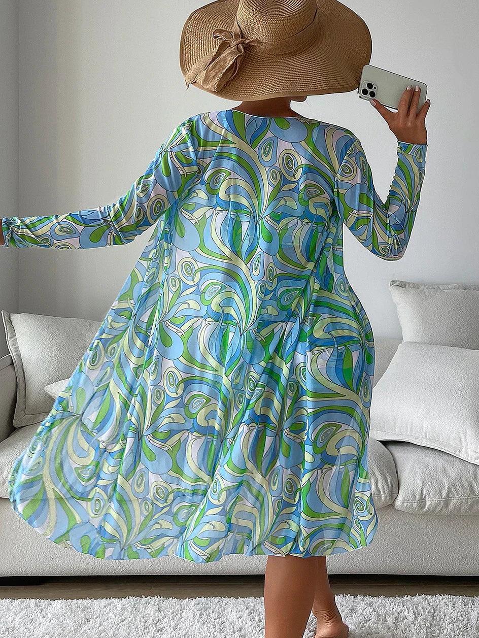 Couture-moda | Stylisches Bikini-Set mit hoher Taille und Cover-Up - Image 4