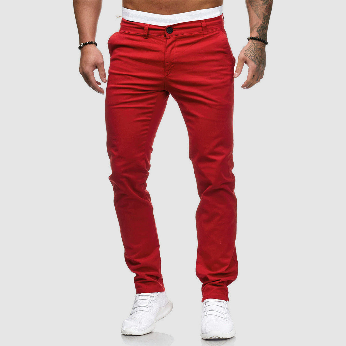 Kurt | Herren Casual Slim Fit Straight Leg Hose - Image 8