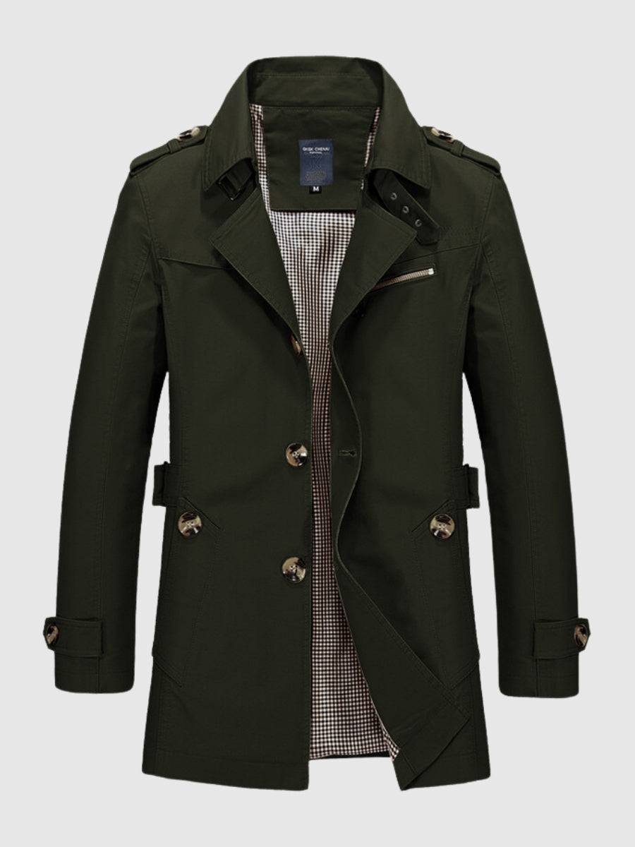 Felix | Herren Zweireiher Trenchcoat - Image 5