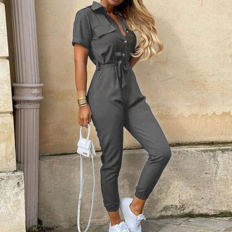 Flora | Stylischer bequemer Jumpsuit - Kurze Ärmel - Leichtgewicht - Image 10
