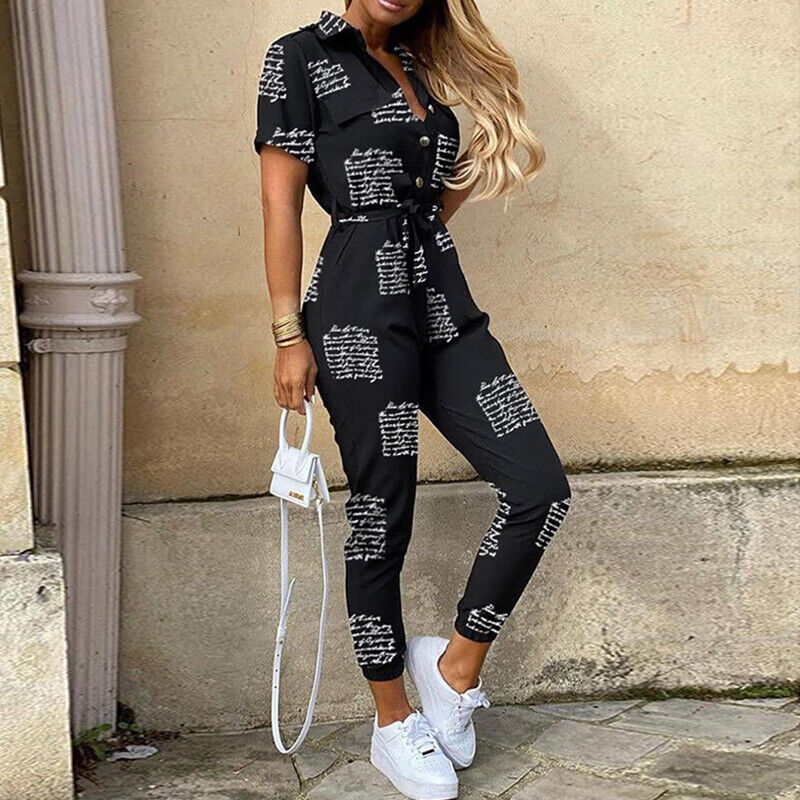 Flora | Stylischer bequemer Jumpsuit - Kurze Ärmel - Leichtgewicht - Image 11