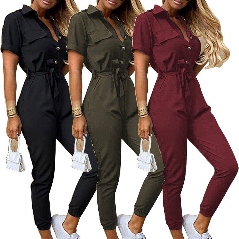 Flora | Stylischer bequemer Jumpsuit - Kurze Ärmel - Leichtgewicht - Image 14