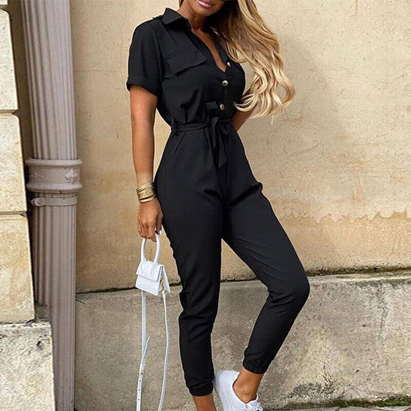 Flora | Stylischer bequemer Jumpsuit - Kurze Ärmel - Leichtgewicht - Image 3