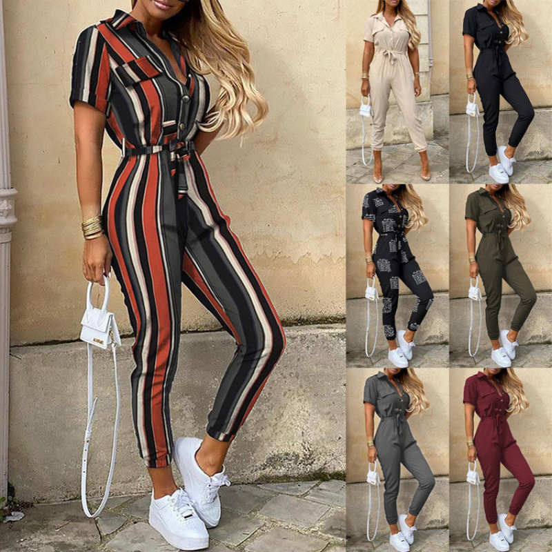Flora | Stylischer bequemer Jumpsuit - Kurze Ärmel - Leichtgewicht - Image 13