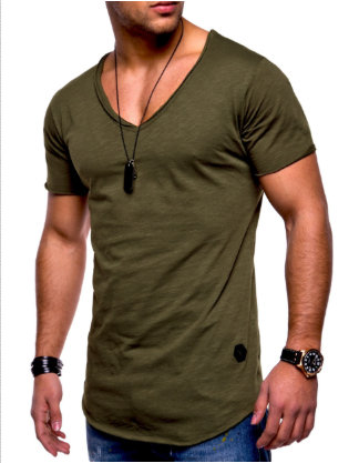 Caspar | Leichtes T-Shirt mit kurzen Ärmeln für Männer
