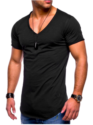 Caspar | Leichtes T-Shirt mit kurzen Ärmeln für Männer