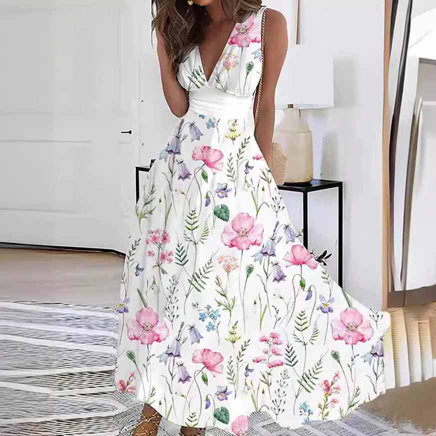 Lore | Zauberhaftes Maxikleid mit Blumenmuster für mühelose Eleganz - Image 3