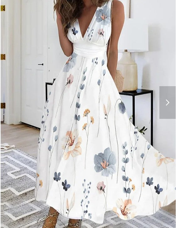 Lore | Zauberhaftes Maxikleid mit Blumenmuster für mühelose Eleganz - Image 4