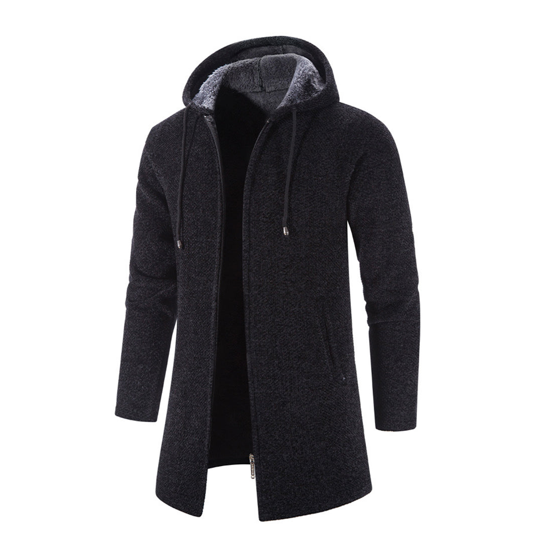 Alois | Herren Kapuzen Longline Reißverschlussjacke - Image 5