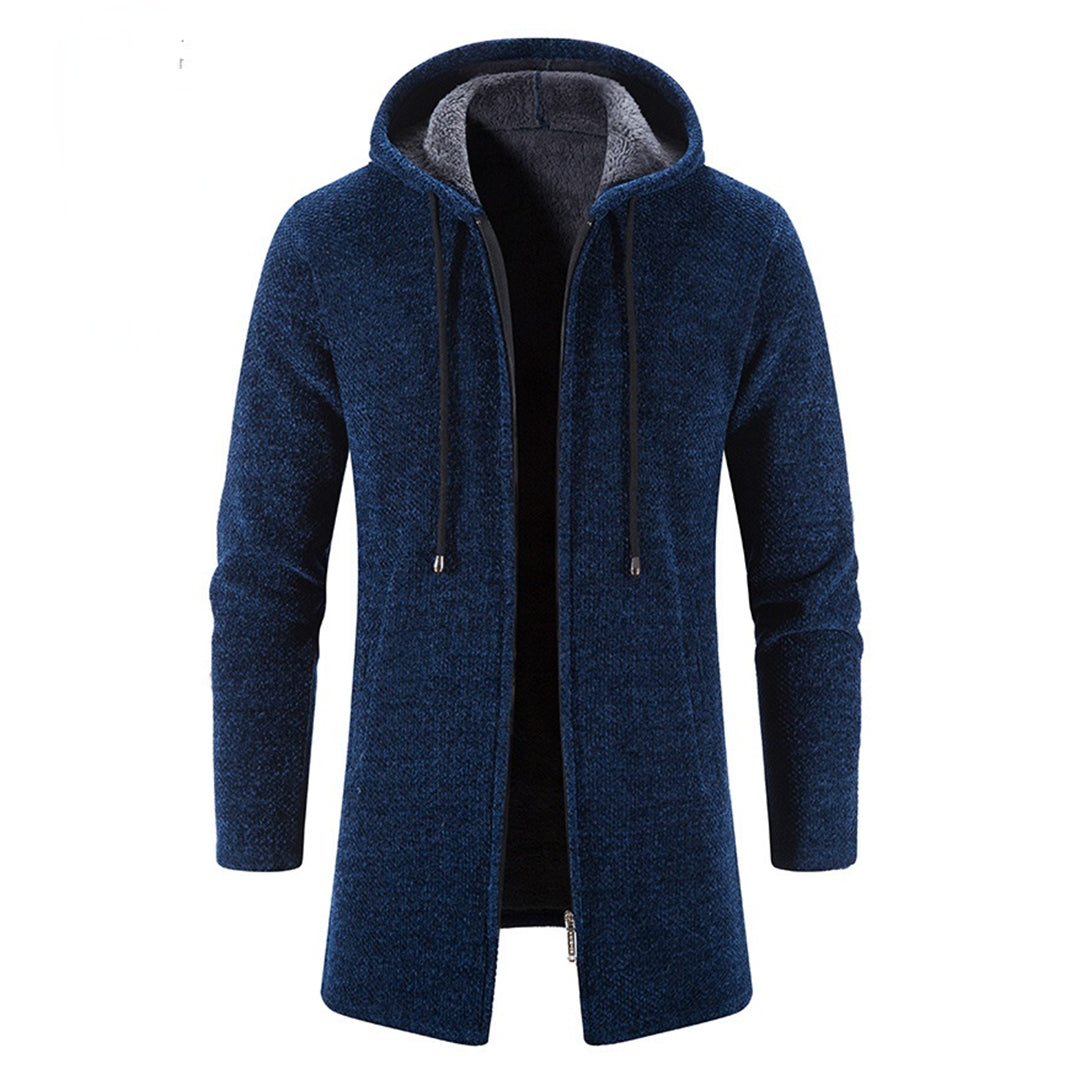 Alois | Herren Kapuzen Longline Reißverschlussjacke - Image 1