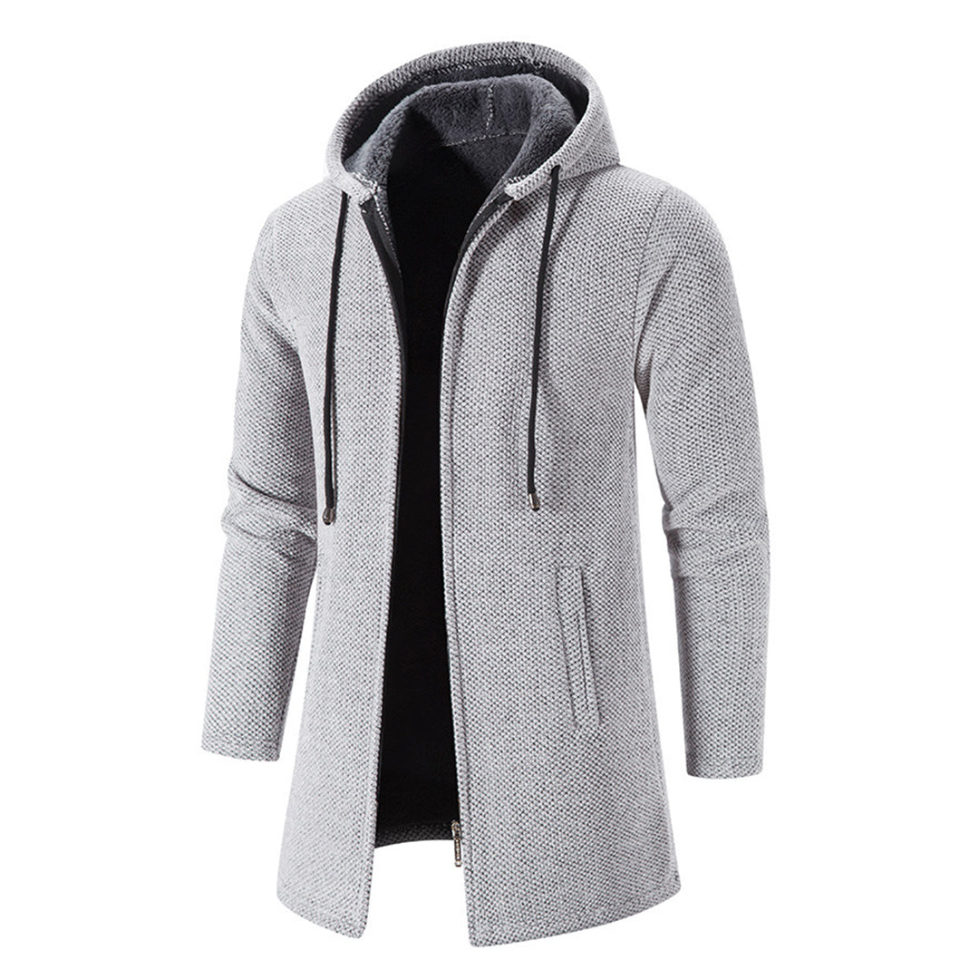 Alois | Herren Kapuzen Longline Reißverschlussjacke - Image 9