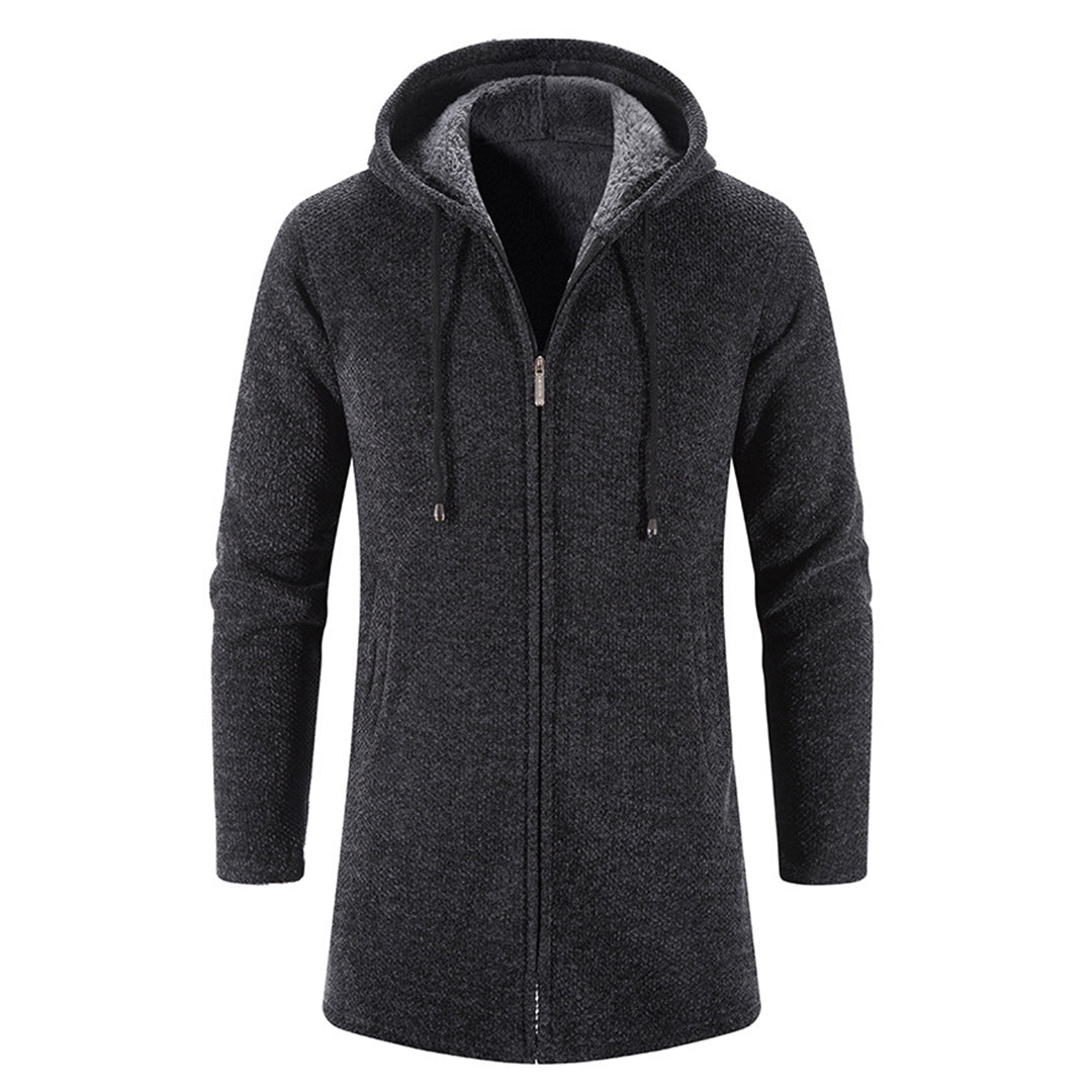 Alois | Herren Kapuzen Longline Reißverschlussjacke - Image 10