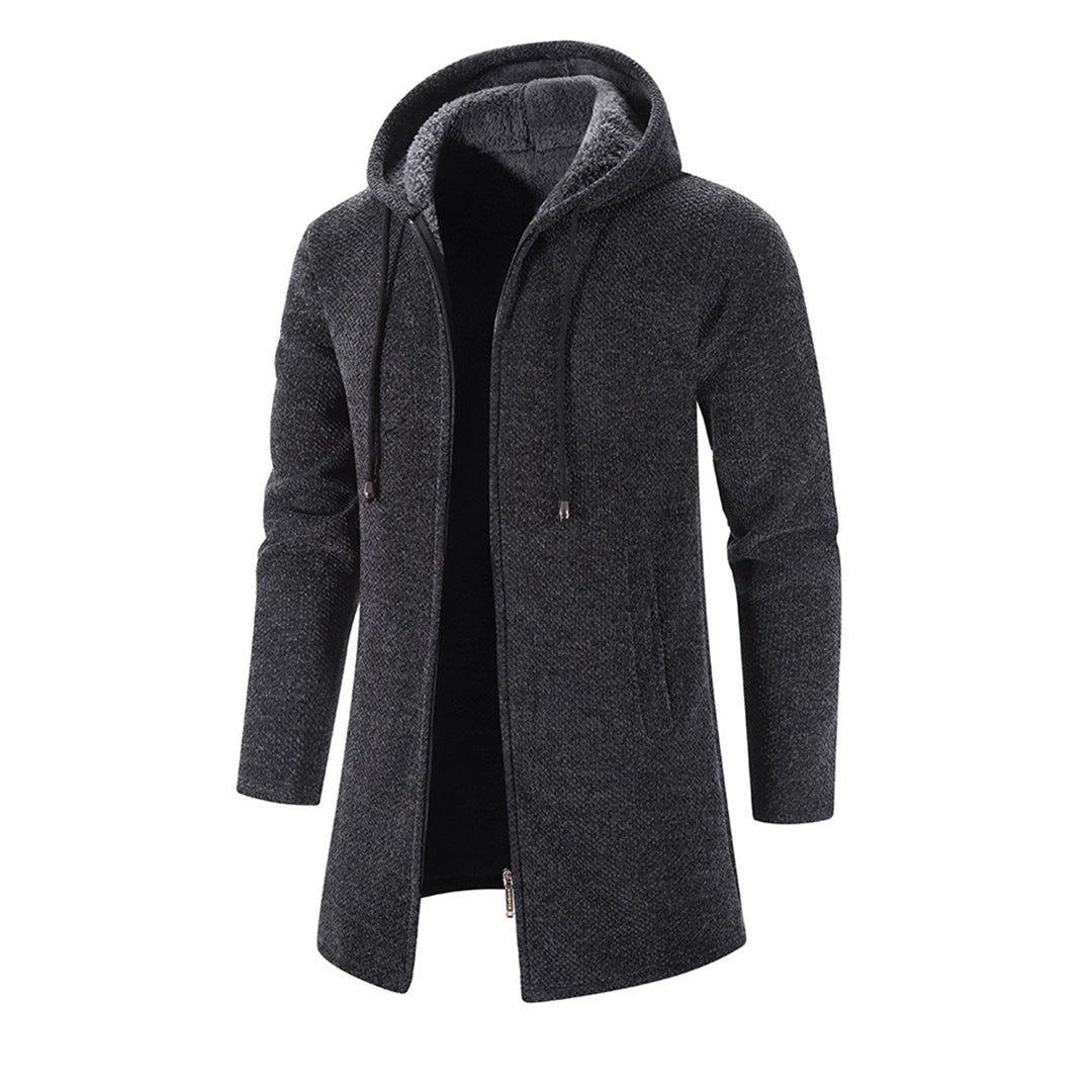 Alois | Herren Kapuzen Longline Reißverschlussjacke - Image 11