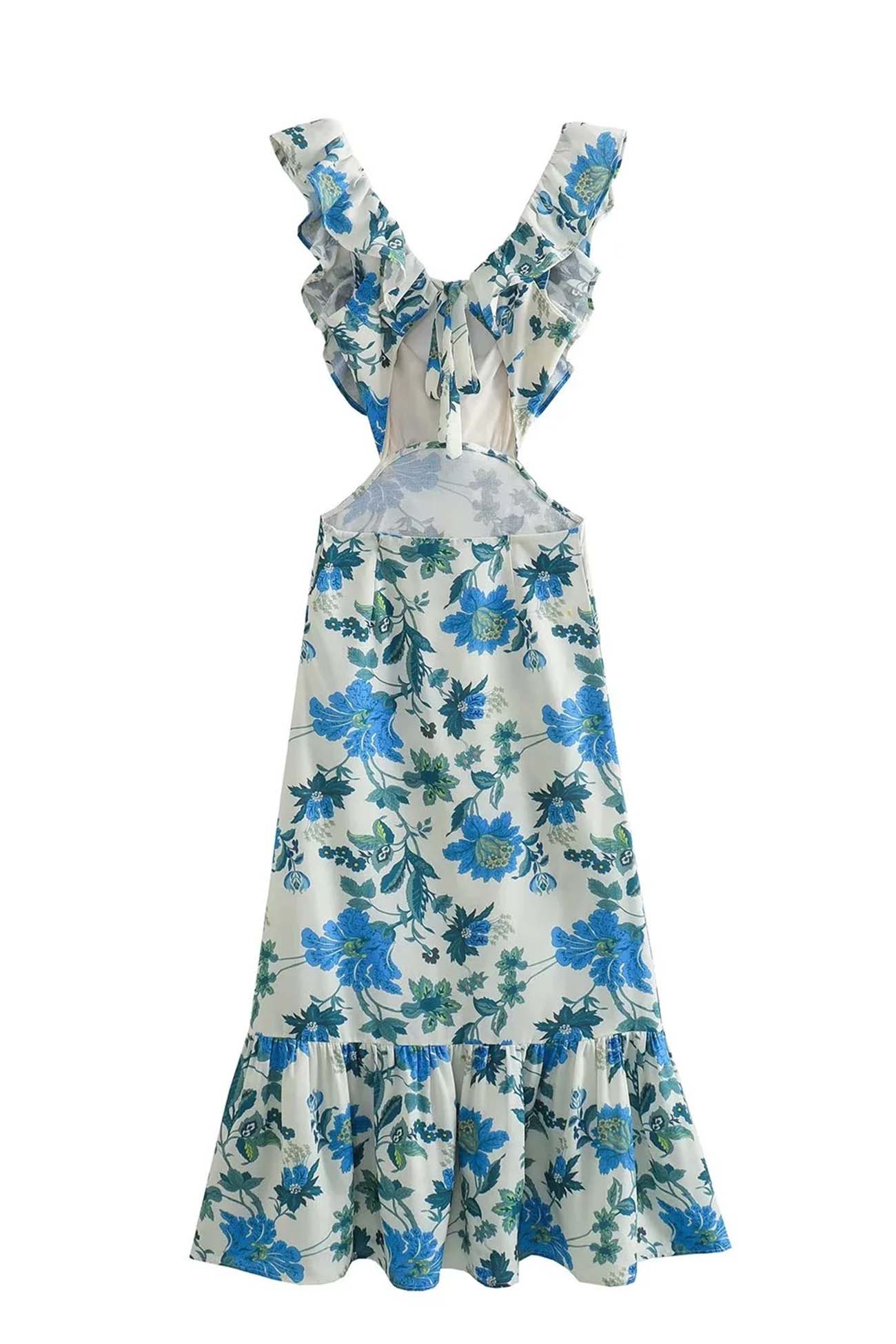 Alma hansen | Elegantes Sommer-Maxikleid mit gerafften Trägern - Image 6