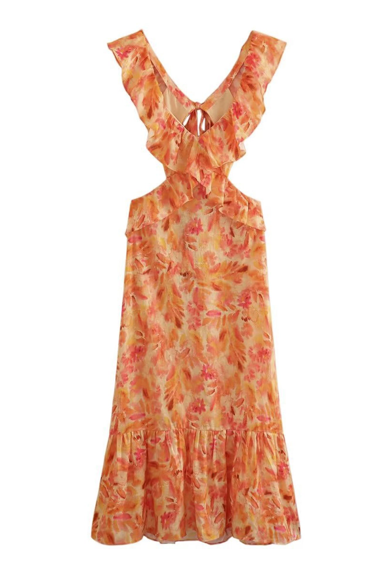 Alma hansen | Elegantes Sommer-Maxikleid mit gerafften Trägern - Image 7
