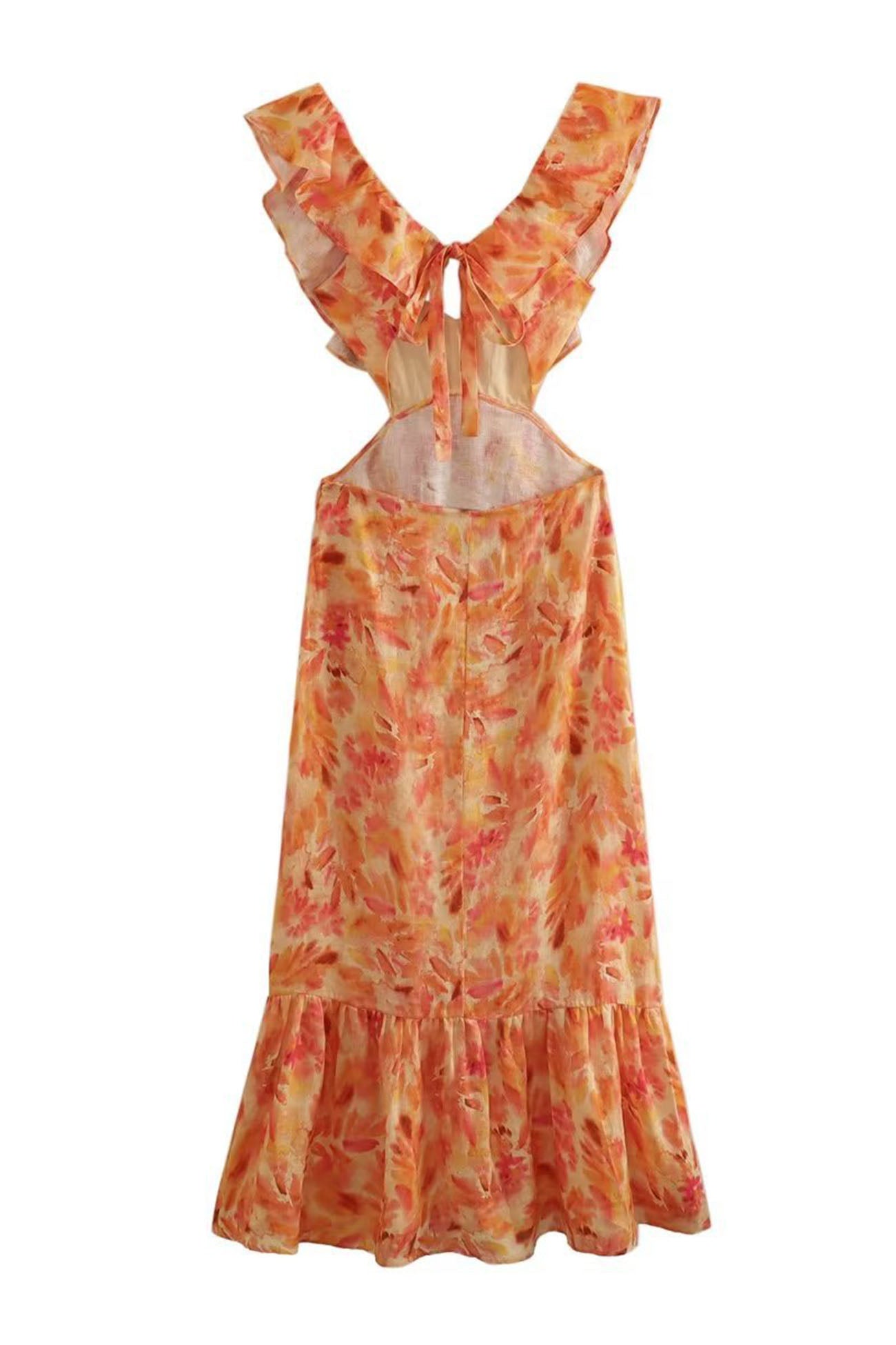 Alma hansen | Elegantes Sommer-Maxikleid mit gerafften Trägern - Image 8